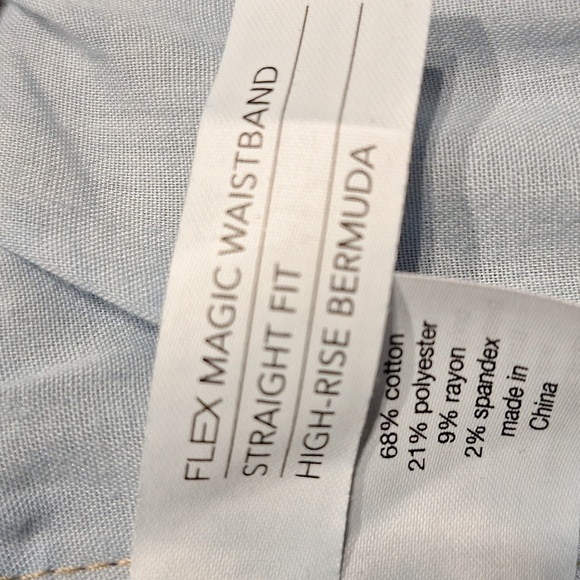 Womens Lane Bryant stretch straight fit magic waistband denim shorts 20 - Picture 5 of 6